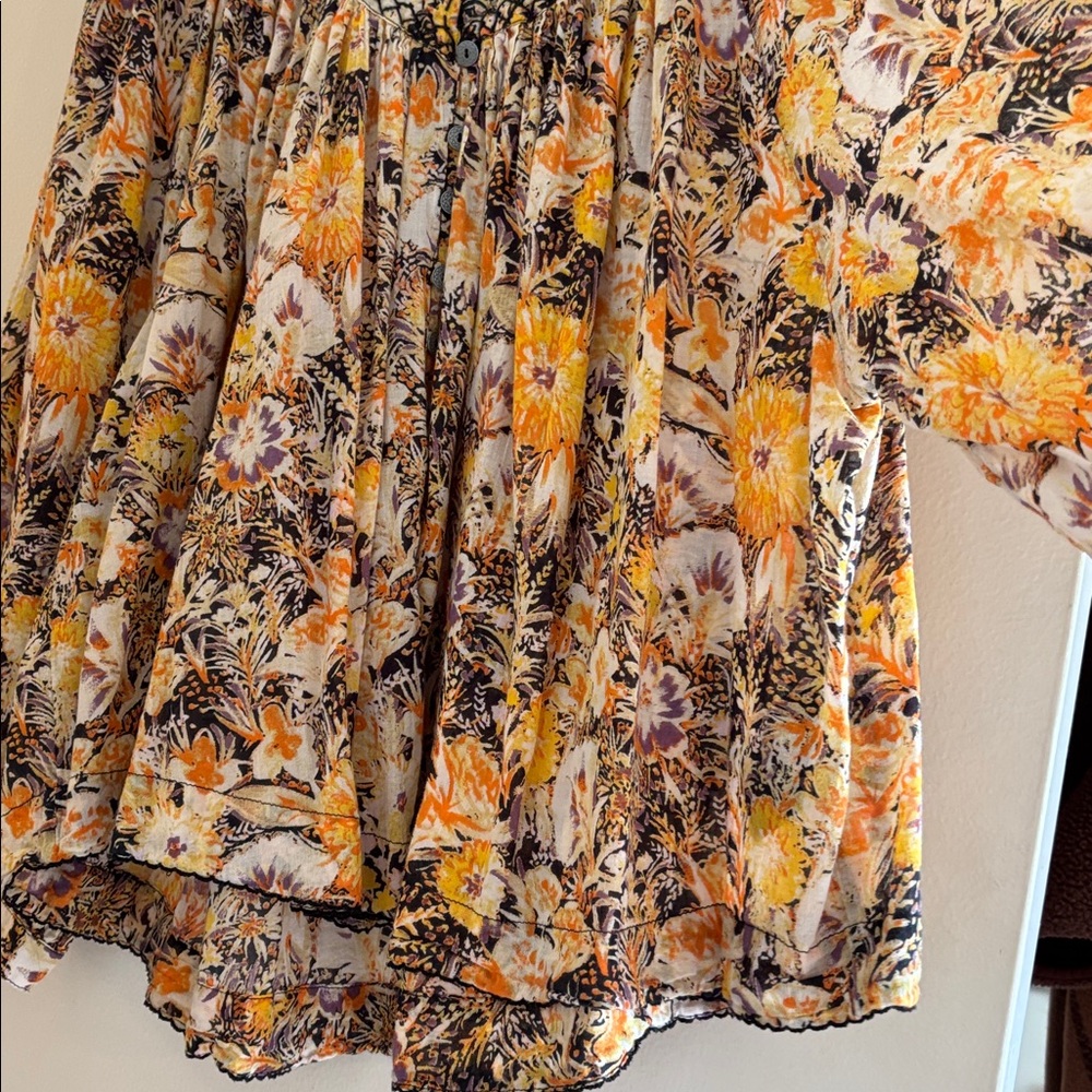FREE PEOPLE BLOUSE FALL🍁✨🌲 - Picture 5 of 7